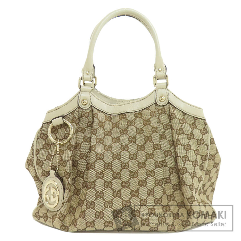 GUCCI Sukey GG Tote Bag Canvas